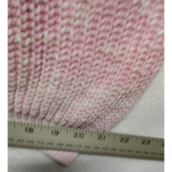 Rue21 Women's L/XL Pink Striped‎ Color Block Sweater With V-Neck & Long Sleeve - Picture 10 of 10